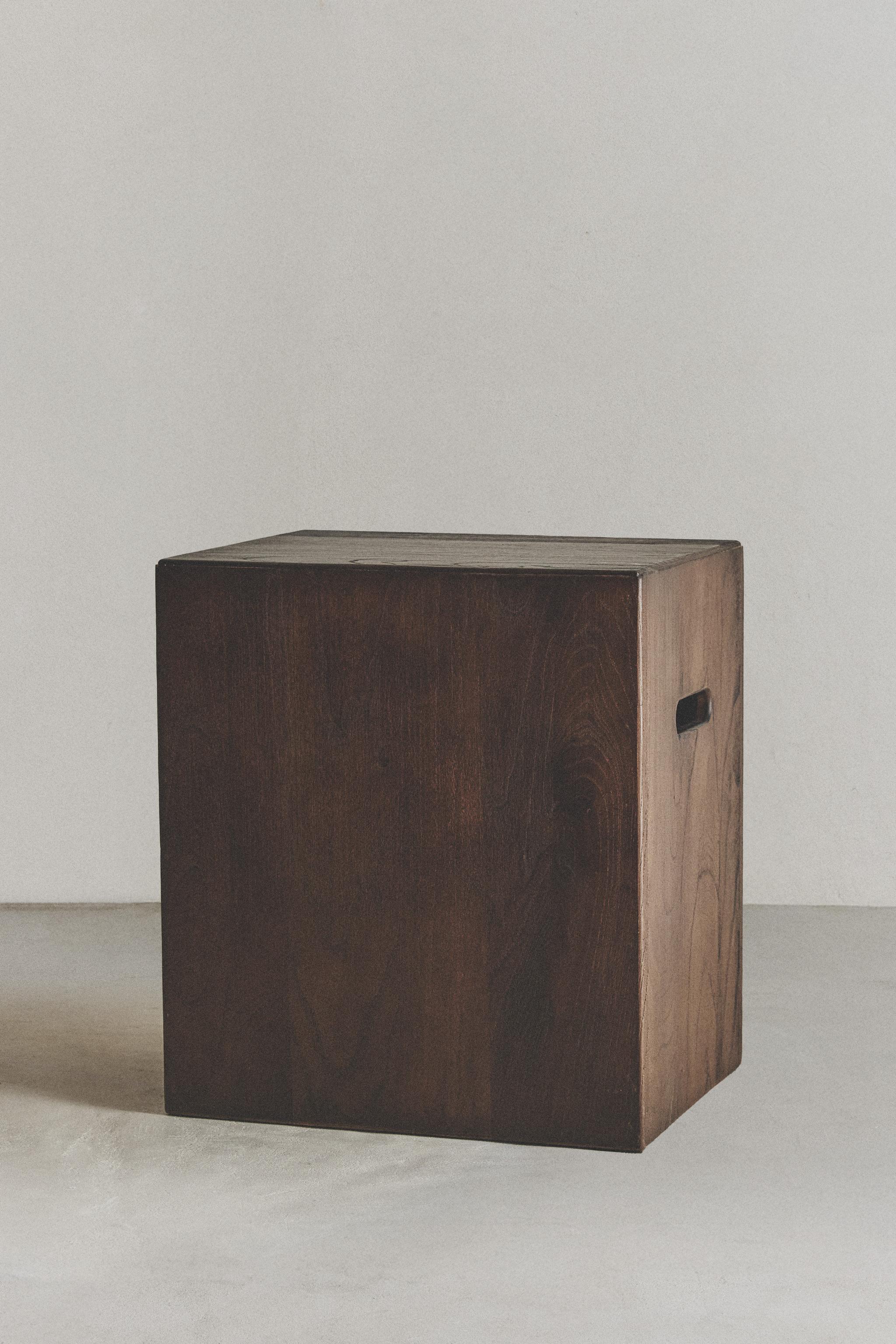 TABLE D’APPOINT CUBE BOIS